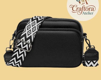 Genuine Leather Crossbody Bag, Minimalist Design, Women's Shoulder Bag