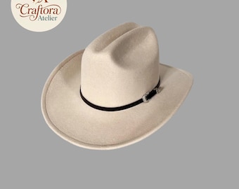 Cowboy Straw Hat – Western Style Summer Hat for Outdoor, Beach & Festival Wear