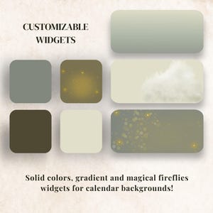 custom widgets for the phone to use with wiggetsmith as a background.