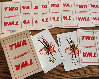 TWA Playing Cards Complete Deck