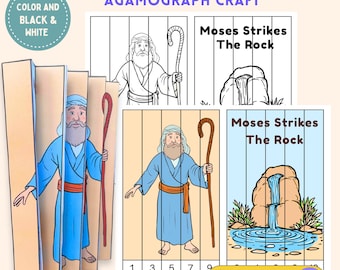 Moses schlägt den Rock Agamograph Bibelhandwerk: Exodus Sonntagsschullektion (PDF)