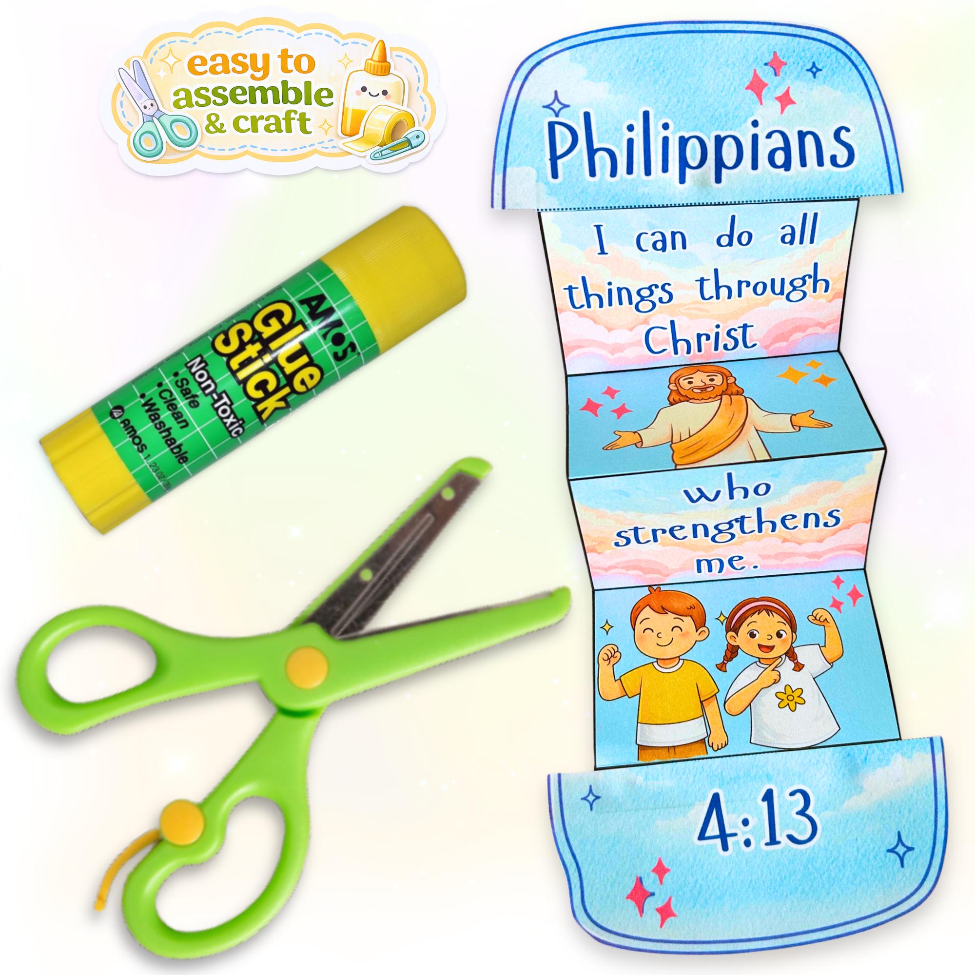 Philippians 4:13 Craft, I Can Do All Things Through Christ Lesson ...