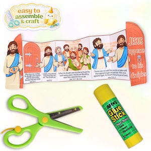 Jesus Appears to His Disciples Craft | Doubting Thomas Bible Craft ...