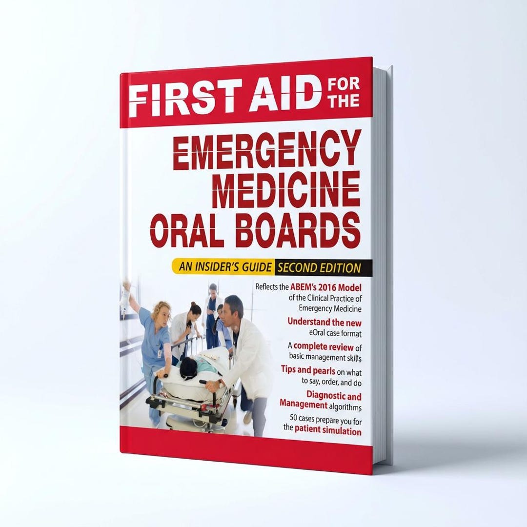 First Aid for Emergency Medicine Oral Boards Pdfebook Etsy