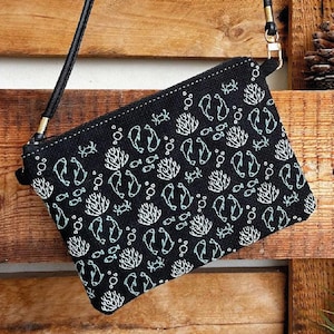 Wzór do haftu krzyżykowego „Ryba w stylu blackwork”. Pobierz plik PDF