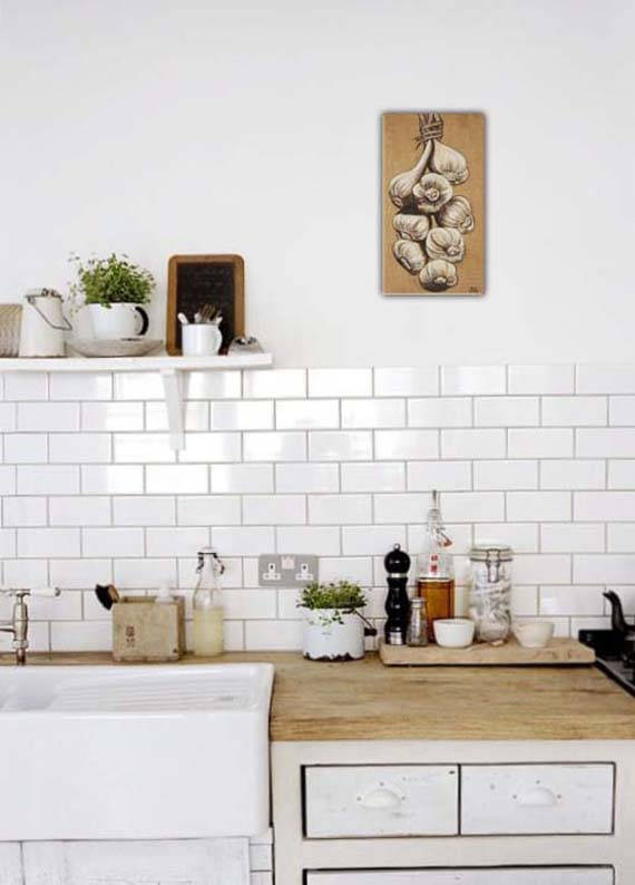 Lot D'articles De Décoration Pour Maison Et Cuisine En Lin Surbrodé - Neuf Avec étiquettes, Fait Main En France