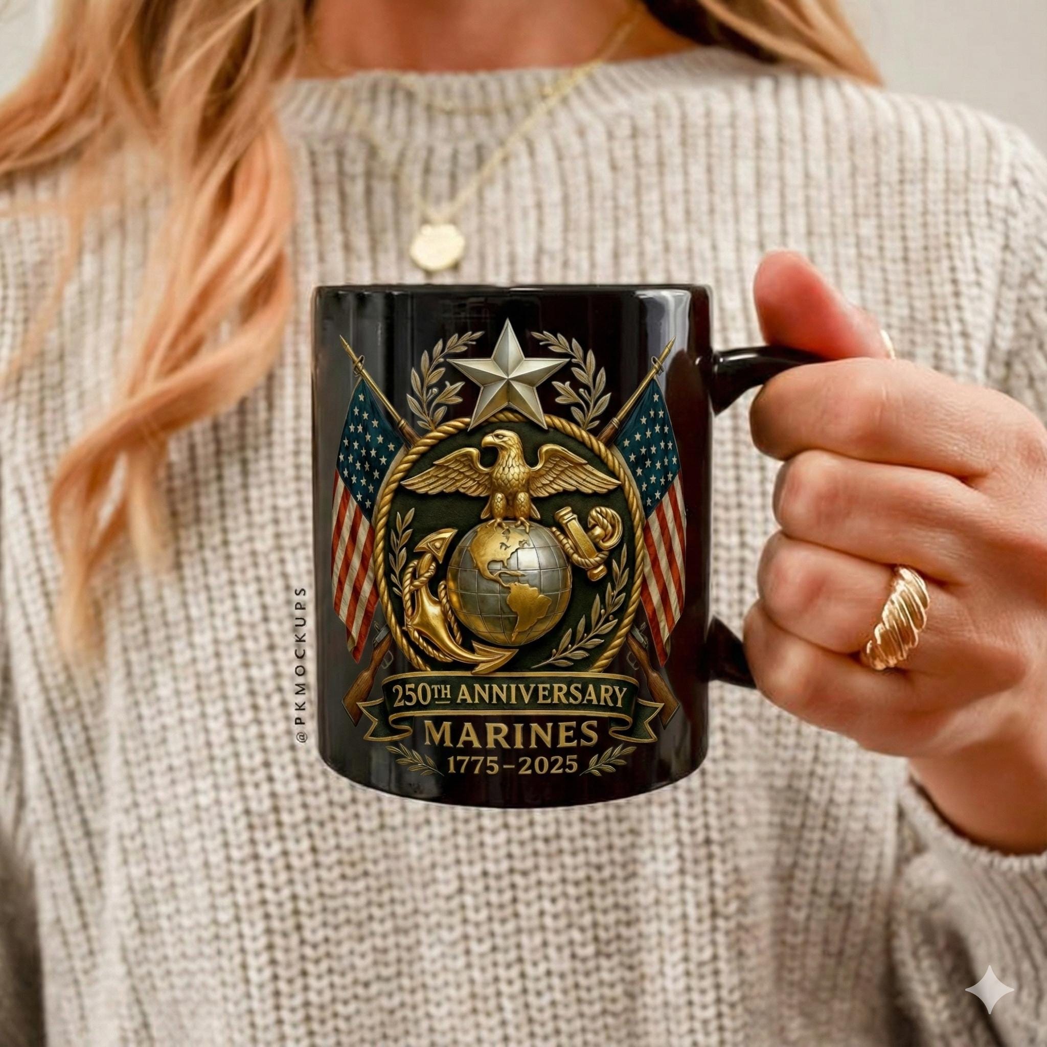 Custom Marine Corps Coffee Mugs - Etsy