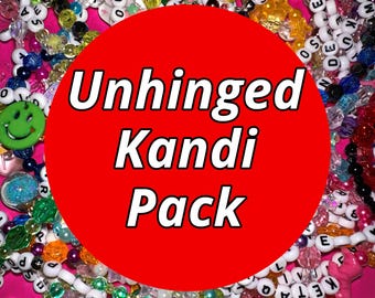 Unhinged Kandi Bracelets | 5-20 packs | Raves, EDM, Music Festivals, Concerts
