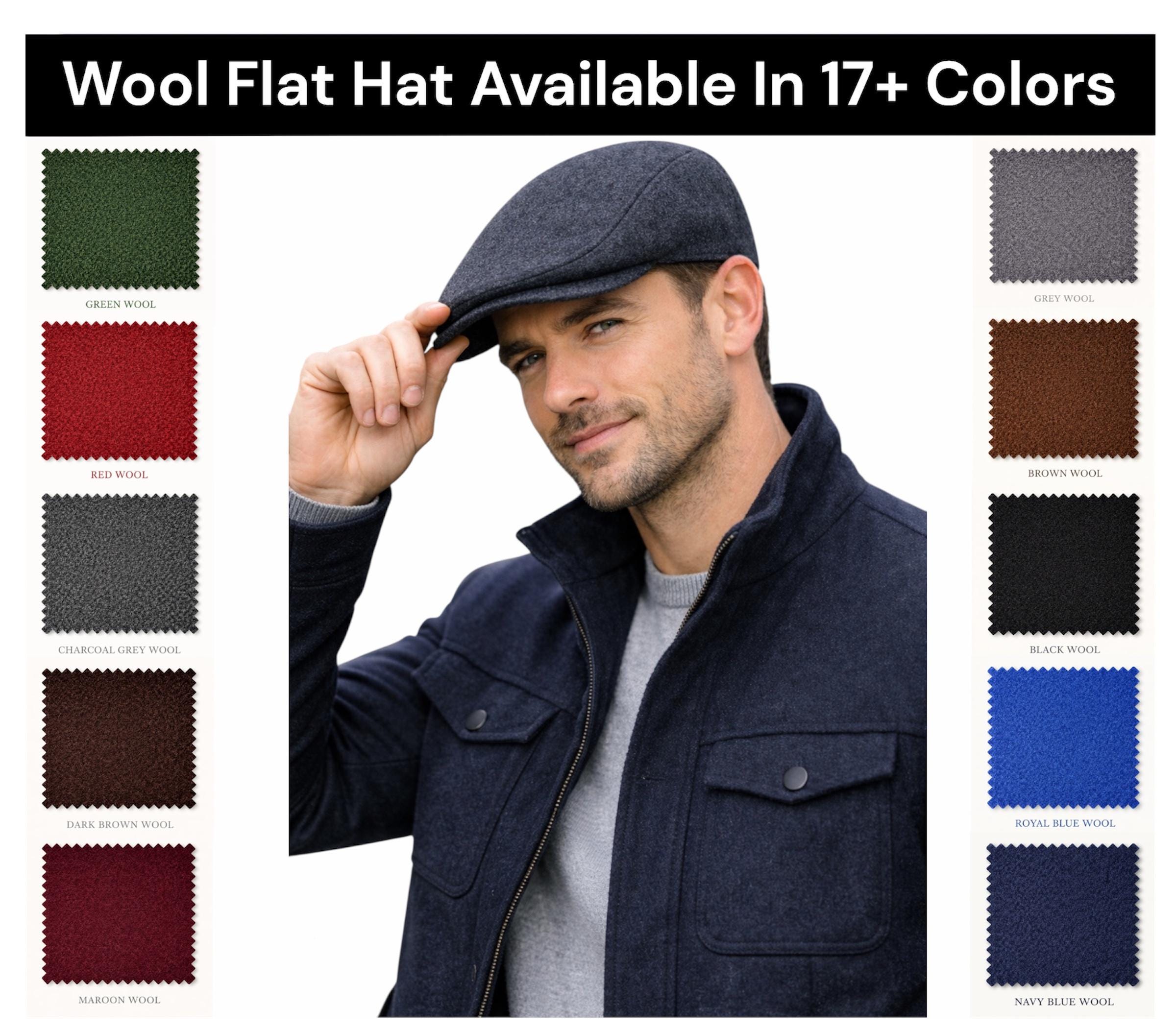 Canvas Hats Men Flat Caps - Etsy