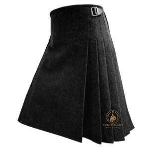 Authentique kilt en laine traditionnel écossais de 8 verges - Tailles de 28 po. à 62 po. Disponible en plus de 17 couleurs image 3