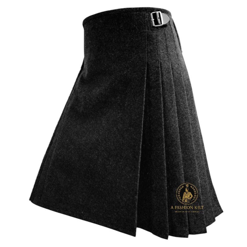 Authentique kilt en laine traditionnel écossais de 8 verges - Tailles de 28 po. à 62 po. Disponible en plus de 17 couleurs image 3