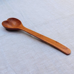 Handmade Heart Serving Spoon: Guatemalan Kitchen Utensil