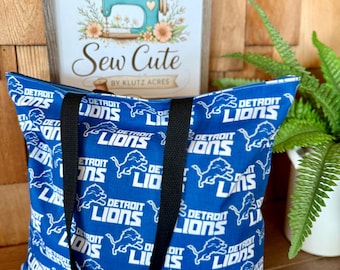 Bolsa de algodón reversible mediana Lions