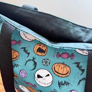 Bolsa de algodón reversible de Pesadilla antes de Navidad imagen 3