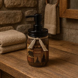 Primitive/Rustic (Soap dispenser)