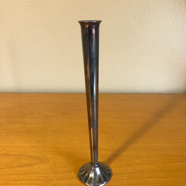 Vintage Silverplate Bud Vase