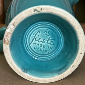 Vintage Turquoise HLC Fiestaware Coffe Pot Pitcher No Lid - Etsy