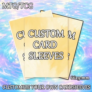 custom card sleeve maker The 4 Best Places for Magic Sleeves Your deck is yours Custom printed paper gift card
