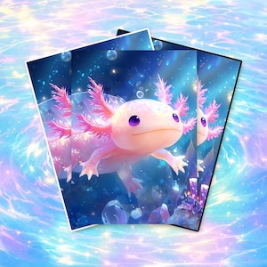 mtg axolotl card Amazon.com: Aquarius Axolotl Playing Cards - Axolotl Themed Deck of Cards  for Your Favorite Card Games main image 1