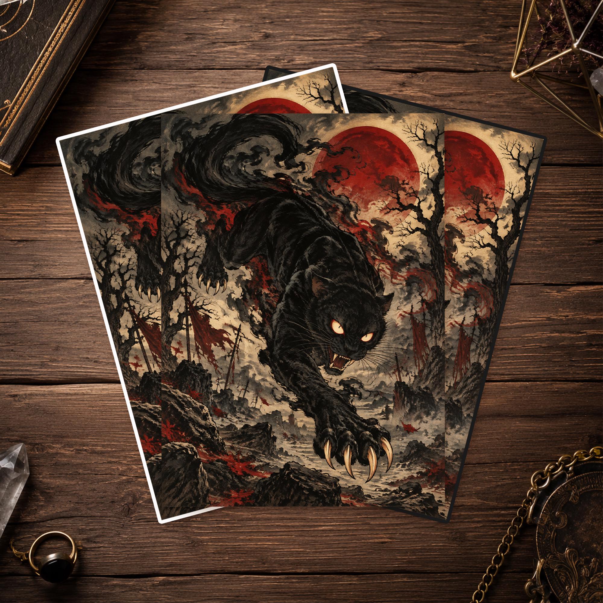 Black Panther Mtg Card Sleeves - Etsy