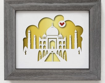 Taj Mahal, India. Cadeau of huwelijkscadeau