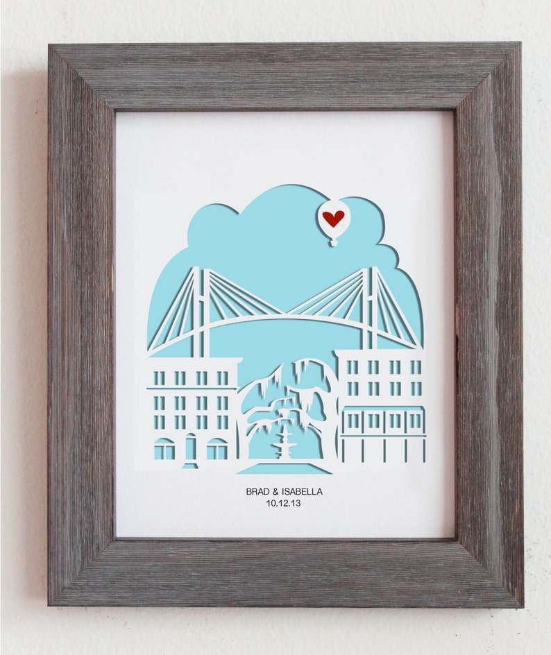 Savannah, Georgia Gift or Wedding Gift image 2