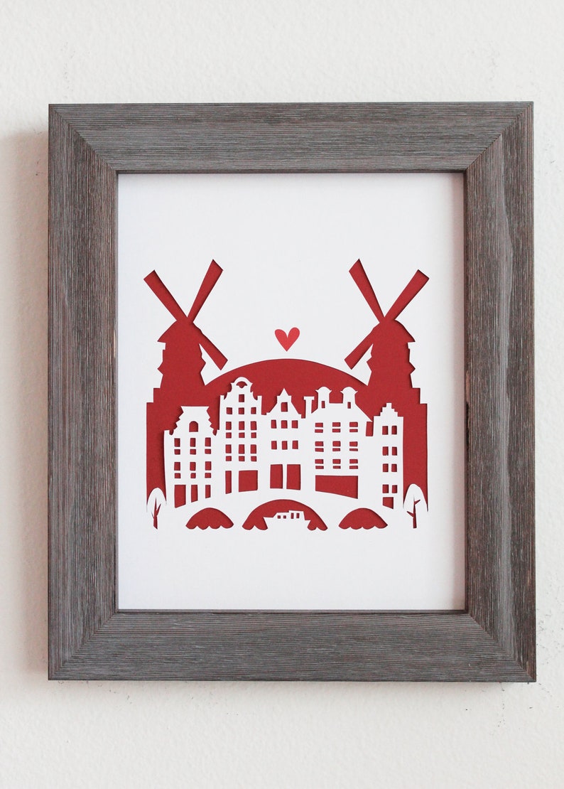 Amsterdam Netherlands. Personalized Gift or Wedding Gift Etsy
