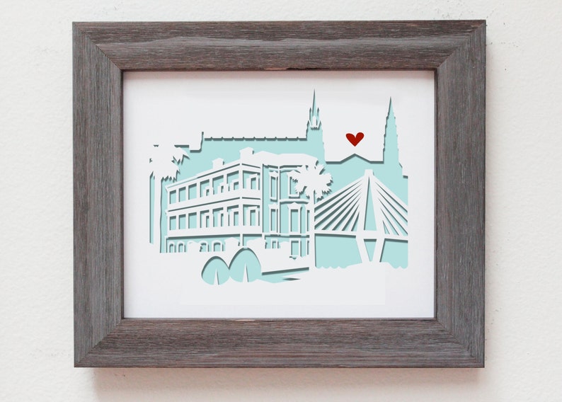 Charleston, South Carolina Personalized Gift or Wedding Gift image 4