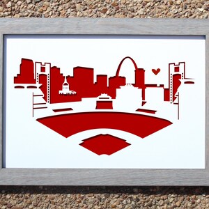 St. Louis Cardinals Busch Stadium 11x14&quot; (unframed)