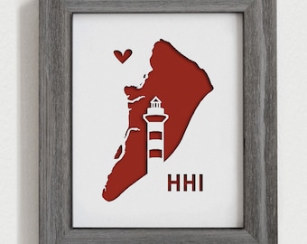 Hilton Head, South Carolina     Personalized Gift or Wedding Gift