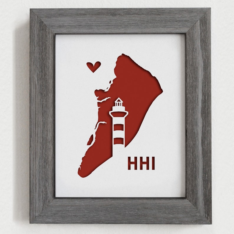 Hilton Head, South Carolina Personalized Gift or Wedding Gift image 1