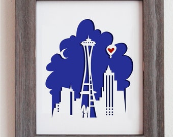 Seattle, WA.  Personalized Gift or Wedding Gift