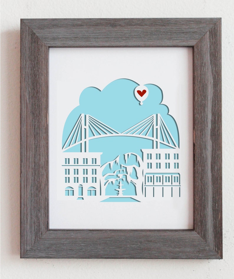 Savannah, Georgia Gift or Wedding Gift image 1