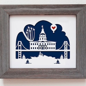 Annapolis, MD  Personalized Gift or Wedding Gift