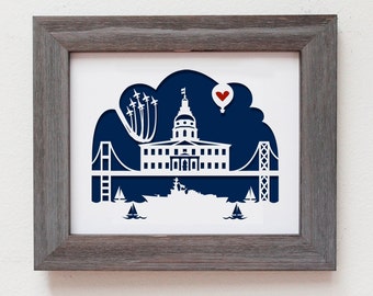 Annapolis, MD  Personalized Gift or Wedding Gift
