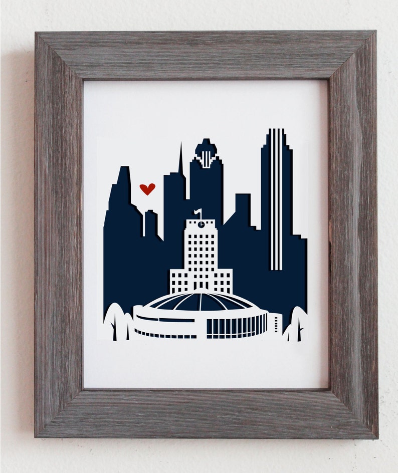 Houston TX. Personalized Gift or Wedding Gift Etsy