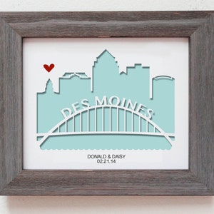 Des Moines, Iowa -  Center Street Bridge