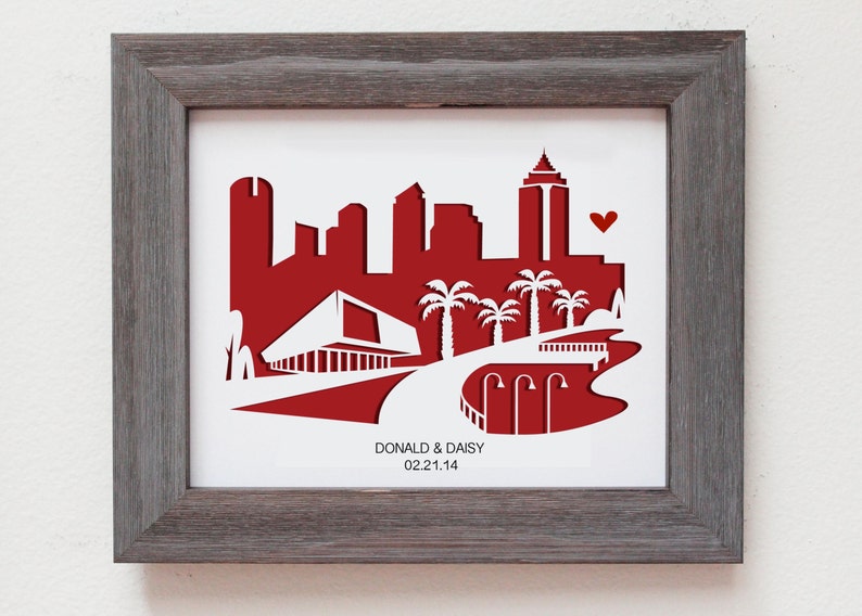 Tampa FLorida. Personalized Gift or Wedding Gift image 2