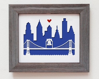 Philadelphia - Benjamin Franklin Bridge  8x10"