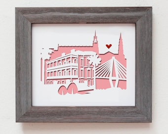 Charleston, South Carolina - Personalized Gift or Wedding Gift