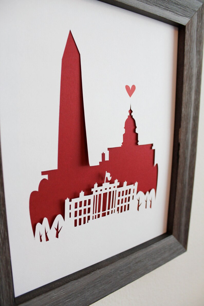 Washington DC. Personalized Gift or Wedding Gift Etsy