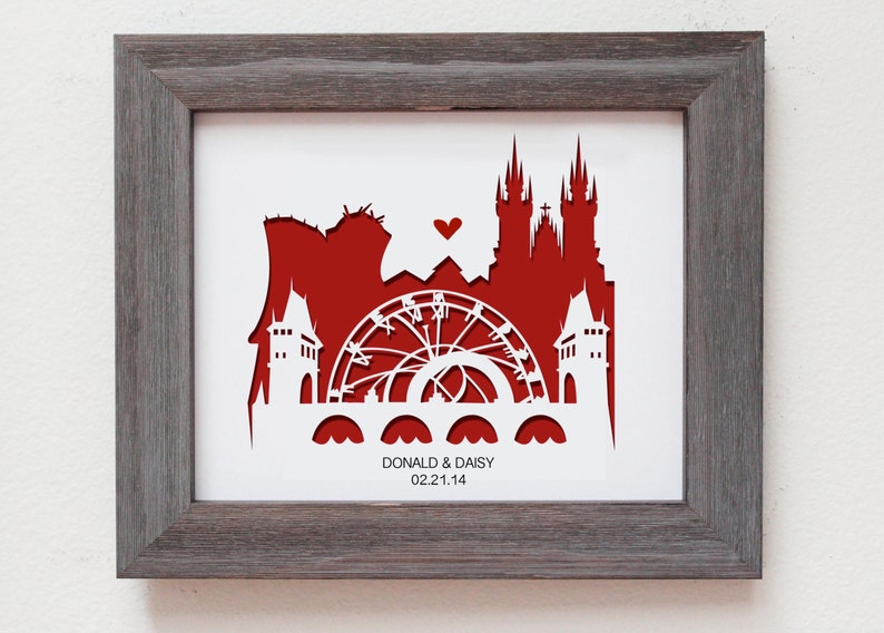 Prague Czech Republic. Personalized Gift or Wedding Gift image 3