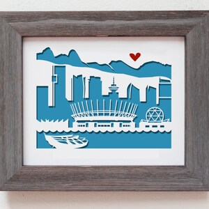 Vancouver, Canada  8x10&quot; cutout