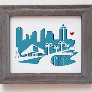 Tampa FLorida. Personalized Gift or Wedding Gift image 1