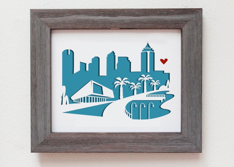 Tampa FLorida. Personalized Gift or Wedding Gift image 1