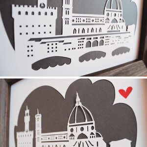 Florence,Italy 11x14 Personalized Gift or Wedding Gift image 3