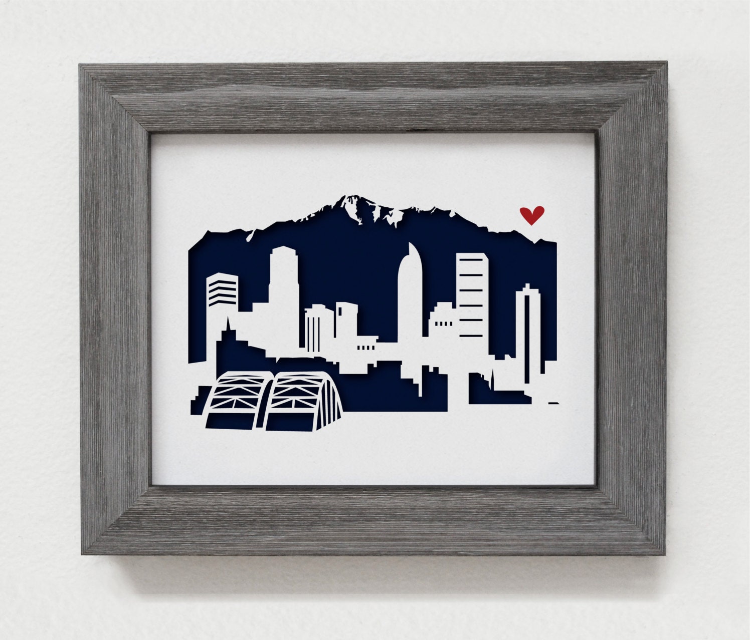 Denver Colorado Personalized Gift or Wedding Gift Etsy