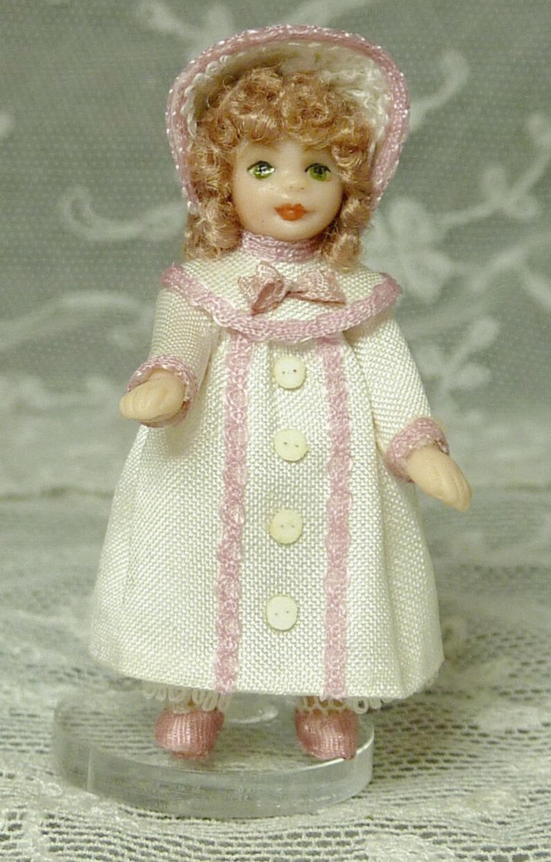A Miniature porcelain doll for a dollhouse doll Etsy