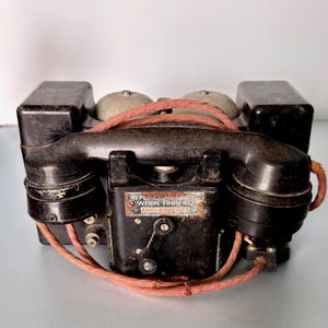 WW2 British Field Telephone Set F Mk II – 1940s Military Equipment