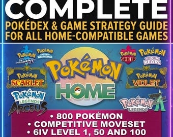 Complete Pokemon Alpha Bundle HOME Shiny Living Dex Legends ZA Arceus Pokedex IV